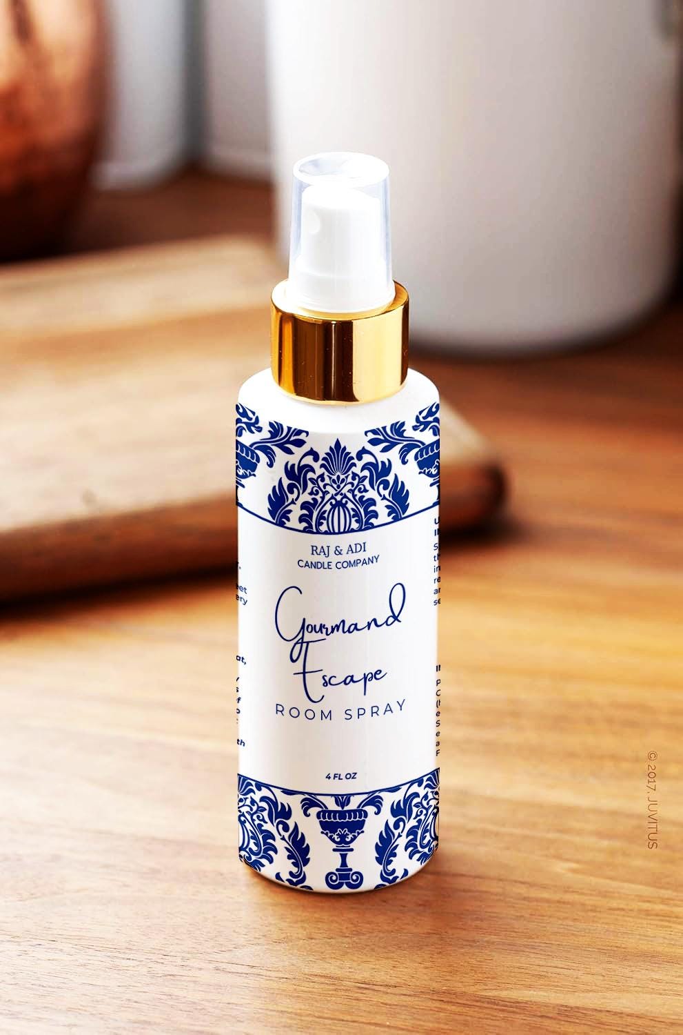 Gourmand Escape Room Spray - 4 oz | Vanilla, Sugar & Tonka Bean